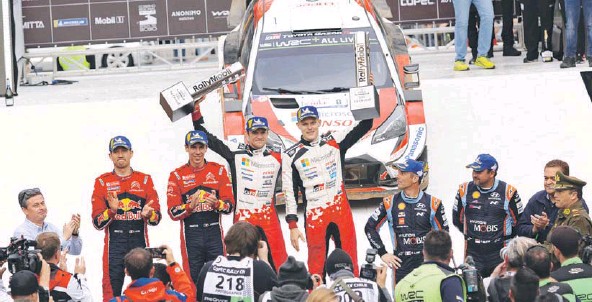 Finaliza histórico rally mundial en Concepción y Tänak fue el mejor de los mejores