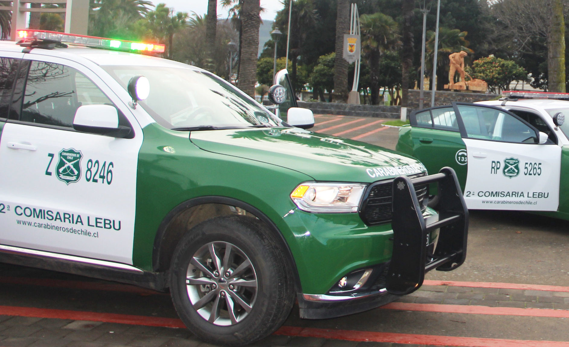 Carabineros de Lebu suma tres vehículos policiales de última generación
