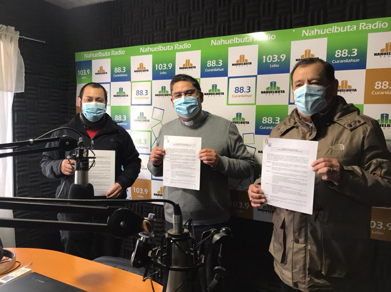 Se firmó un convenio histórico entre Radio Nahuelbuta y Mariano Latorre Radio