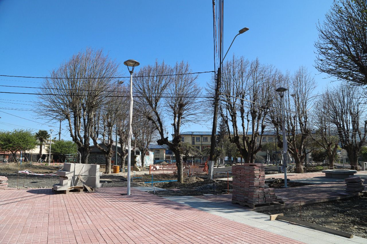 Barrio Cívico Curanilahue : Se habilitará paseo peatonal, luminarias y baños públicos