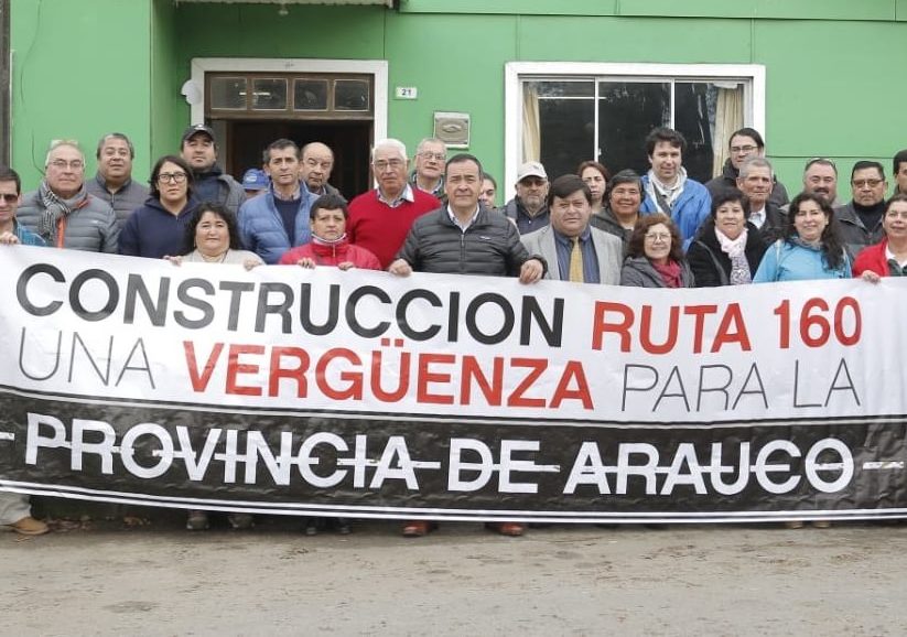 Asociación Arauco 7 declara su rachazo al aumento del peaje Chivilingo.