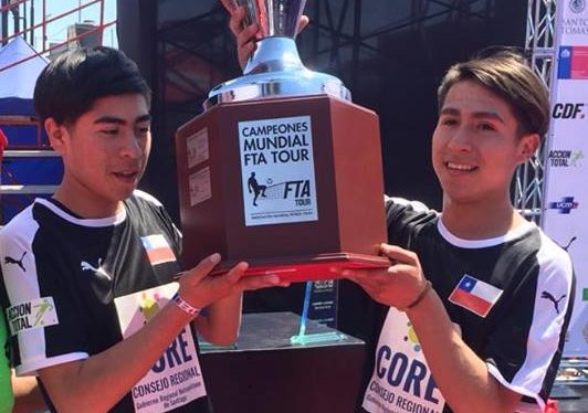 Curanilahue tiene a los campeones del mundo del fútbol-tenis 2018