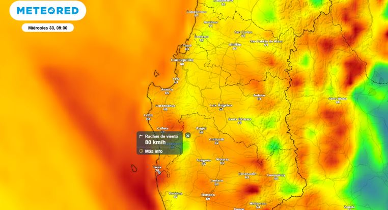Región del Bío Bío: Advierten por posibles inundaciones y lluvias hasta los 140 mm